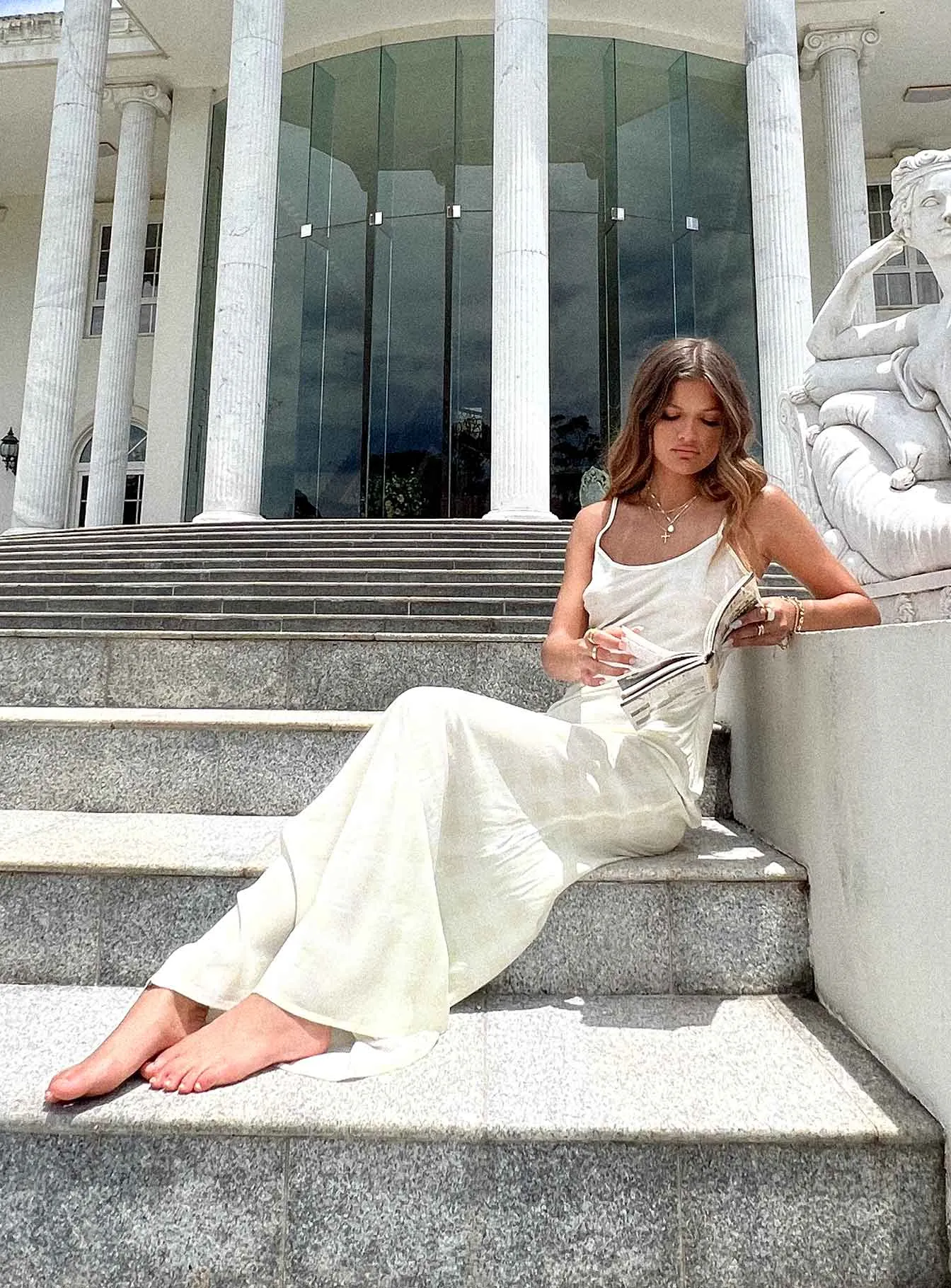 Stylish Appeal Karamu Maxi Dress Cream