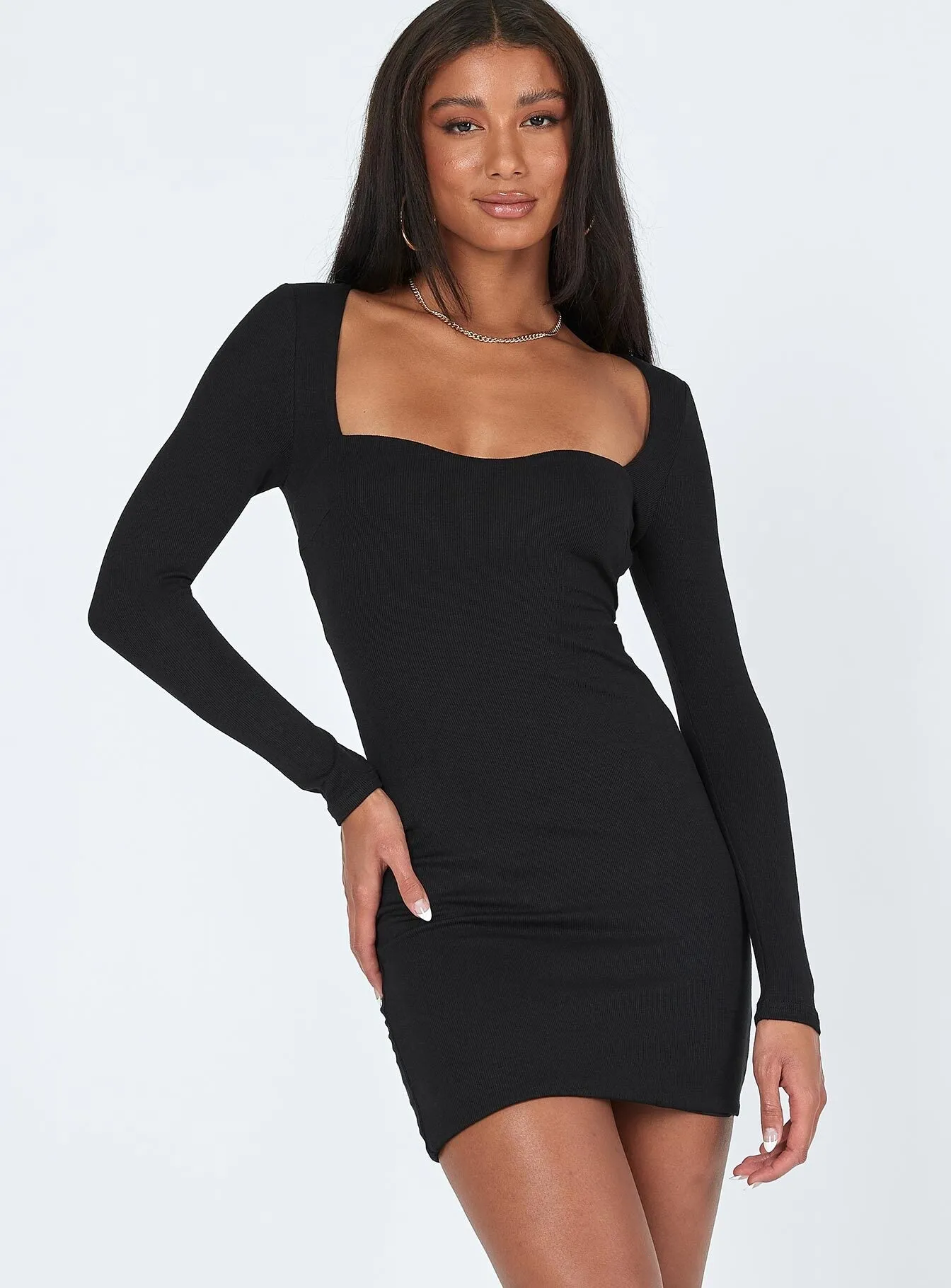 Nolan Mini Dress Black Holiday Wear