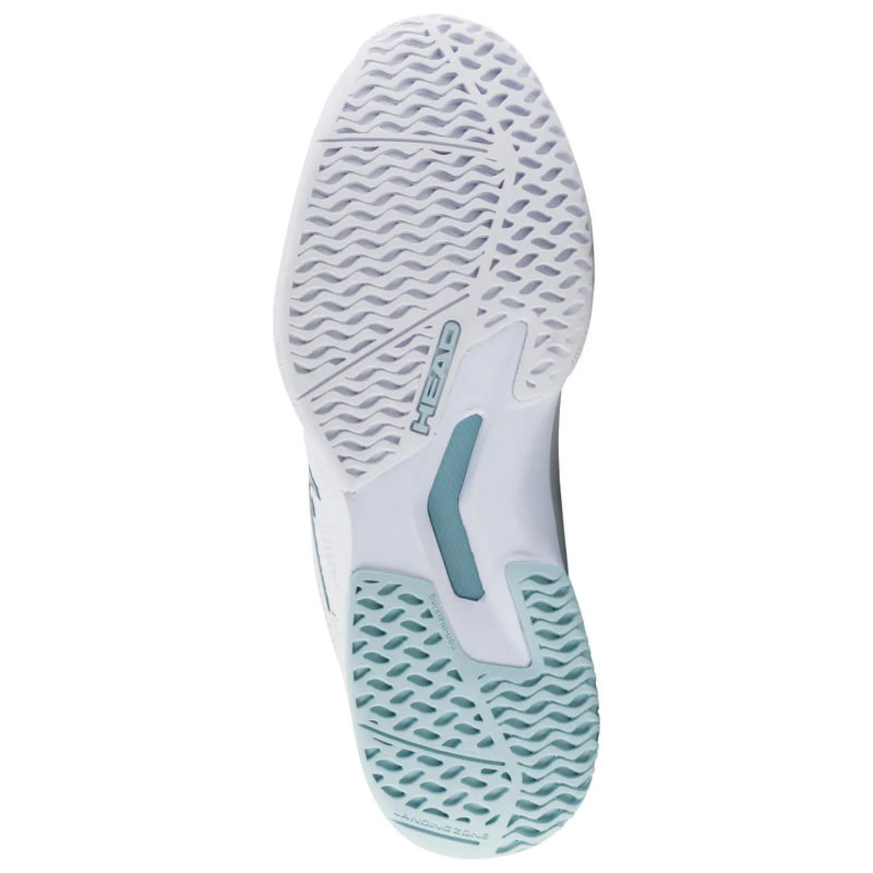 Elastic Cushion Midsole Head Sprint Team 3.5 Women Tennis Shoes - White Aqua