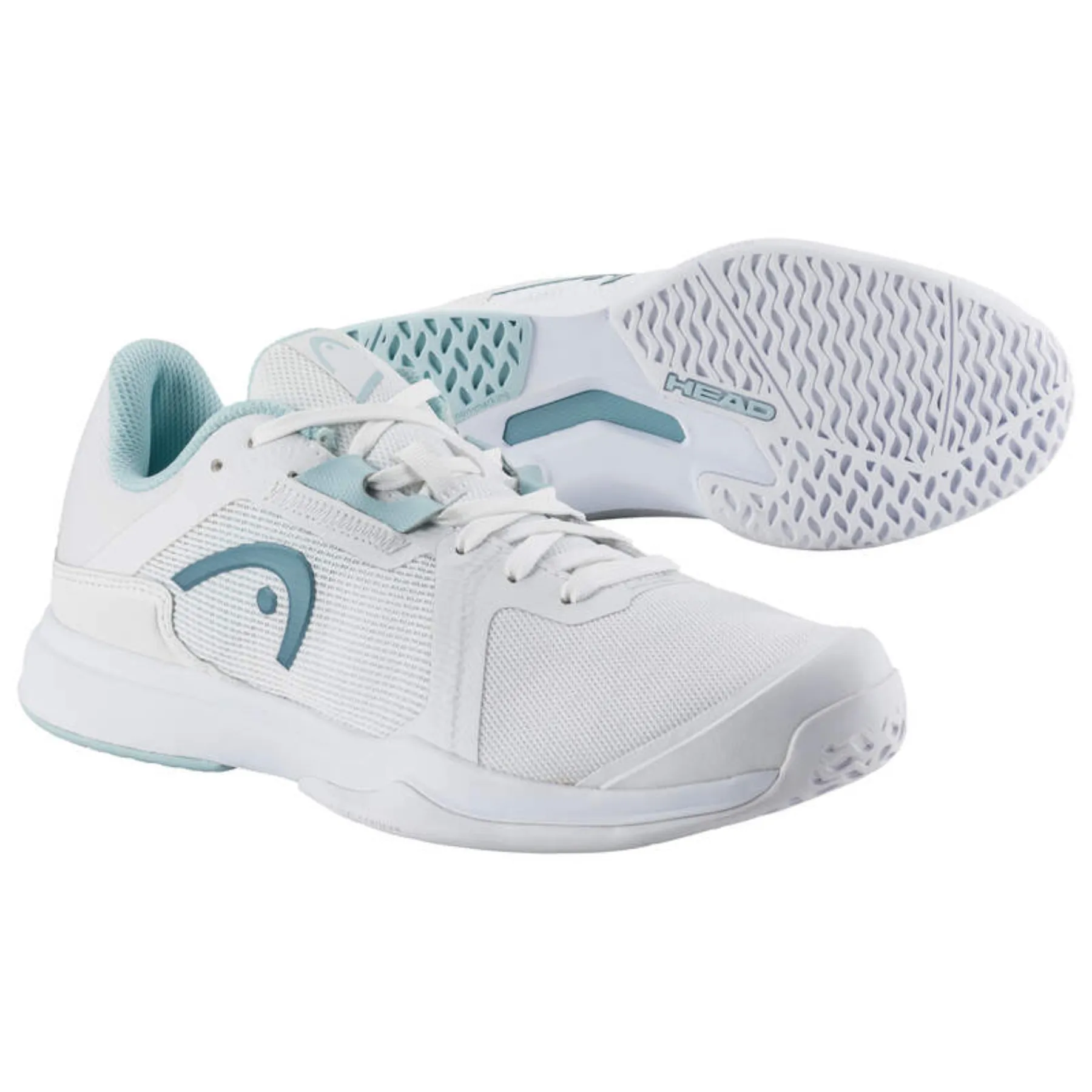 Compression Molded Foam Head Sprint Team 3.5 Women Tennis Shoes - White Aqua
