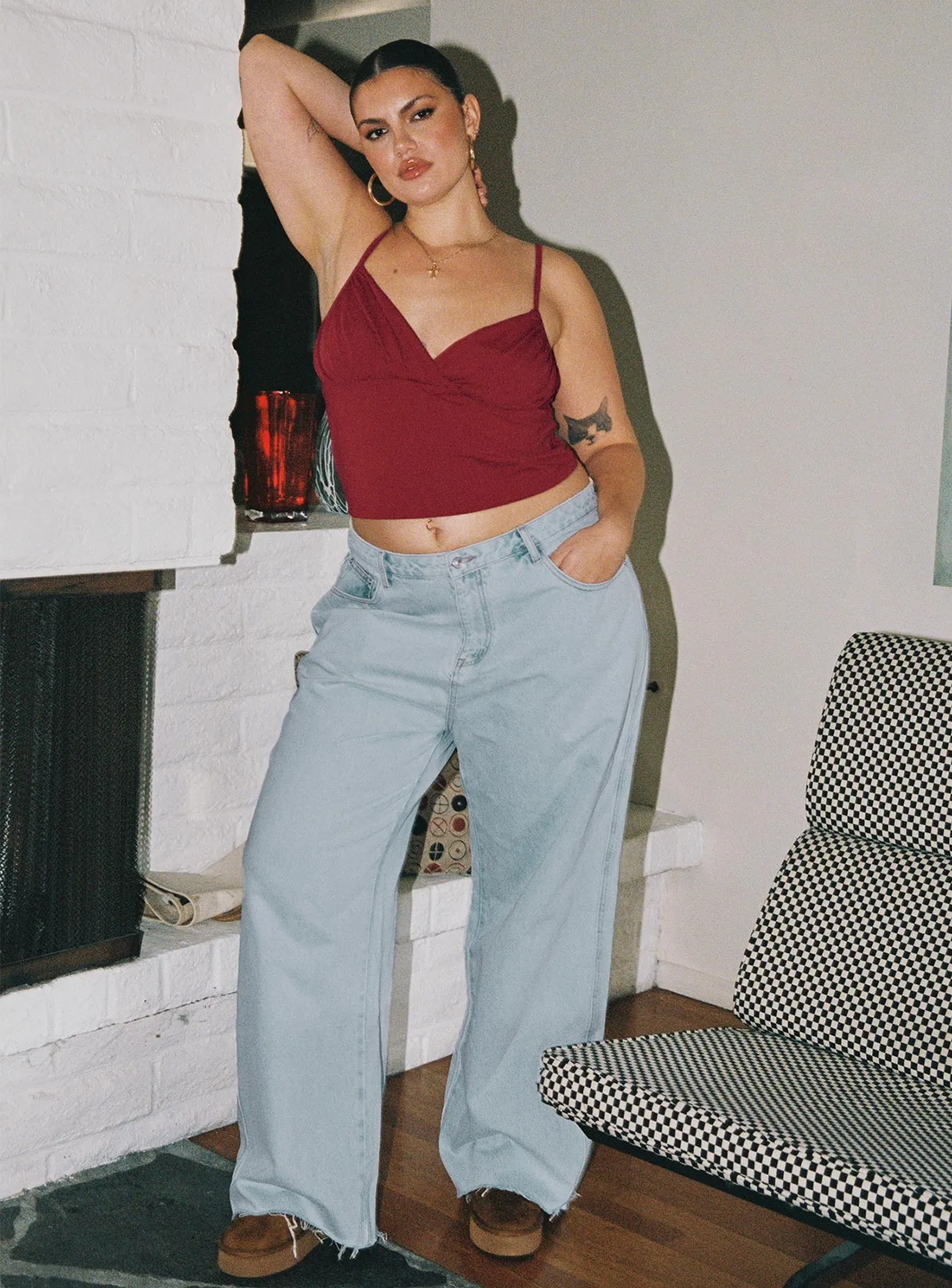 Arlington Straight Leg Denim Jeans Light Wash Curve Smart Look