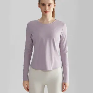 Storm Core HighElasticity Long Sleeve Round Neckline Yoga T-Shirt