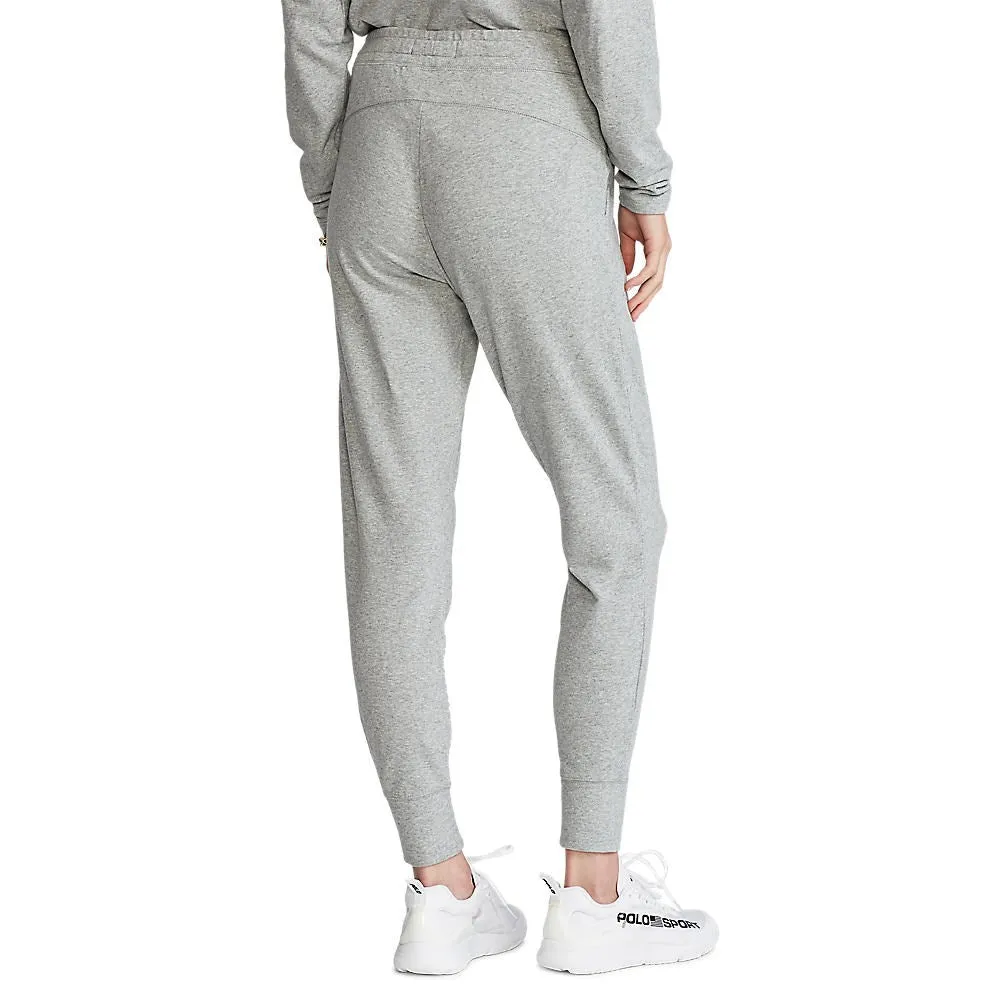 RLX Ralph Lauren Women's Jogger - Light Grey Heather Anti Pilling Treatment Laser Cut Edges