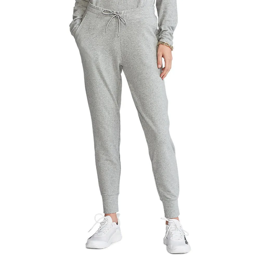 RLX Ralph Lauren Women's Jogger - Light Grey Heather Recycled fibers Stretchable Fabric