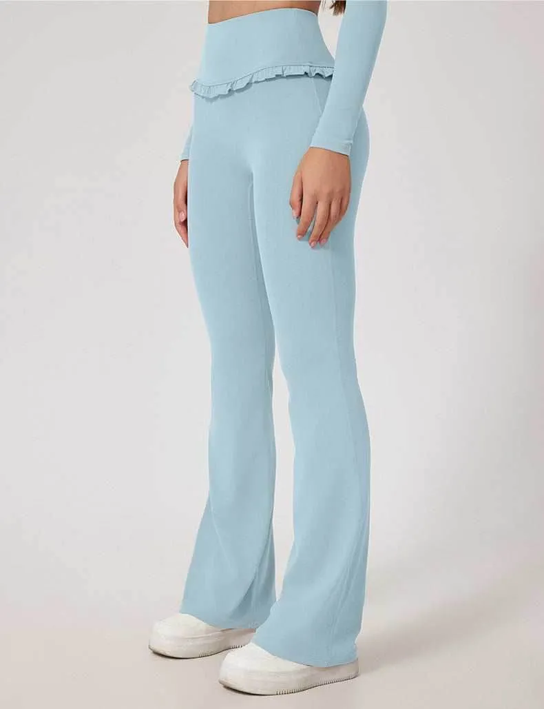 Morning Walk Yoga Flounce Flare Leggings