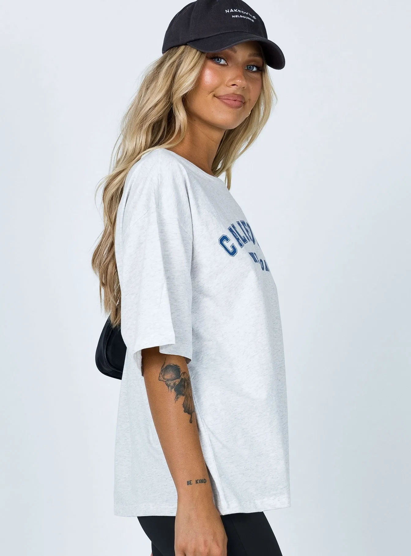 California Tee Grey Comfort Stretch Fit