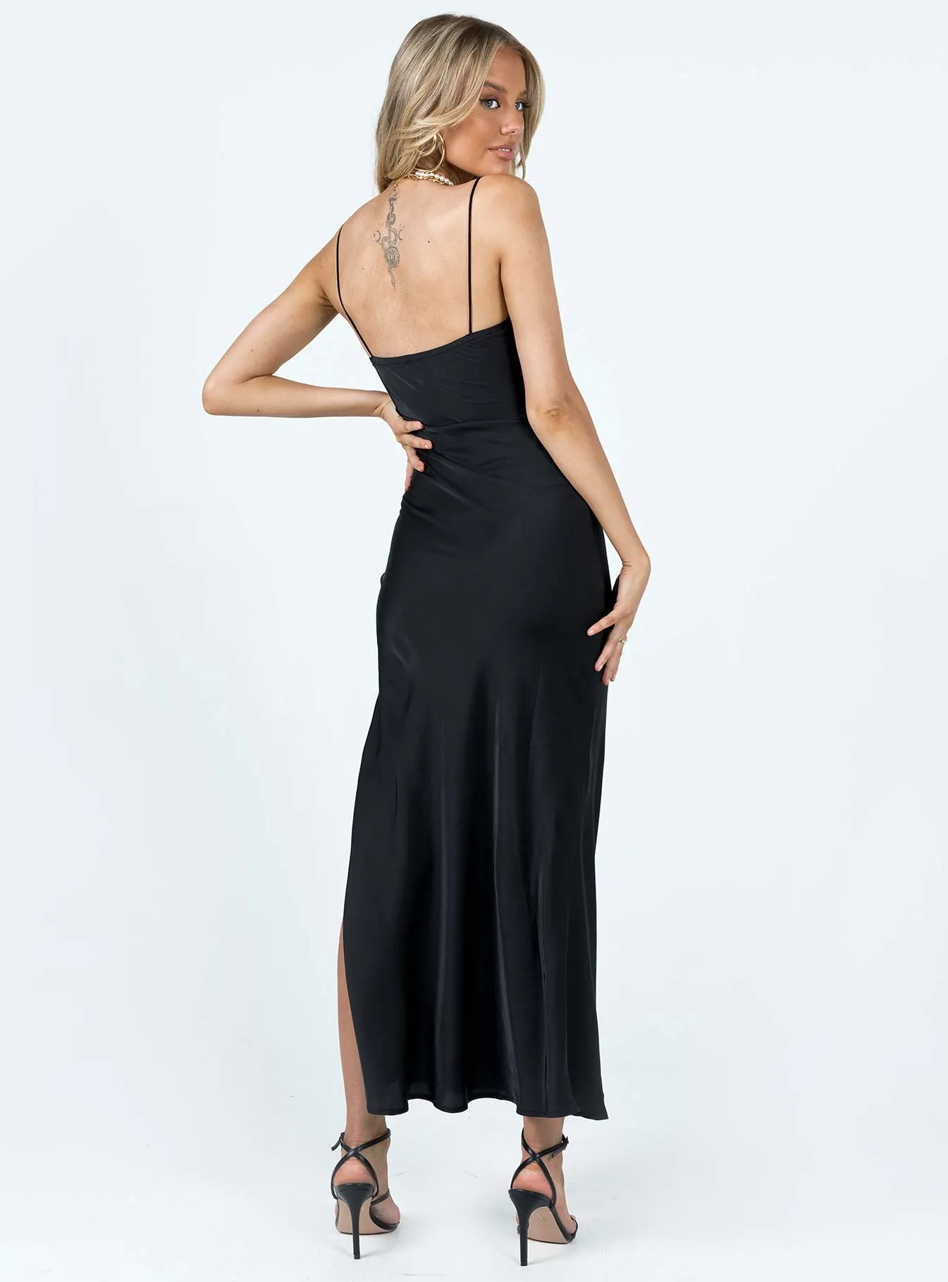 Confident Touch Zeller Maxi Dress Black
