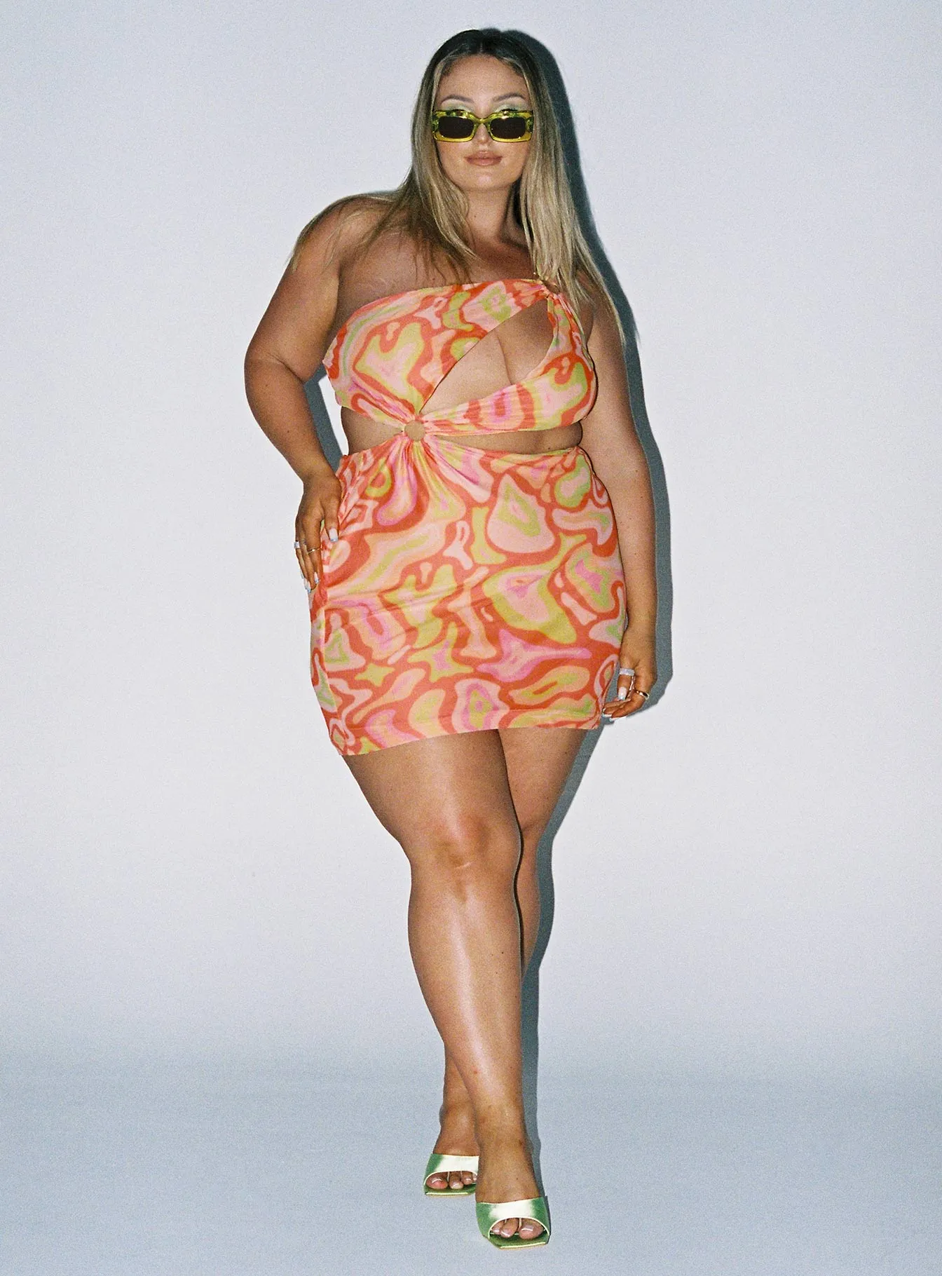 Greater Power Mini Dress Multi Curve Weekend Favorite Timeless elegance