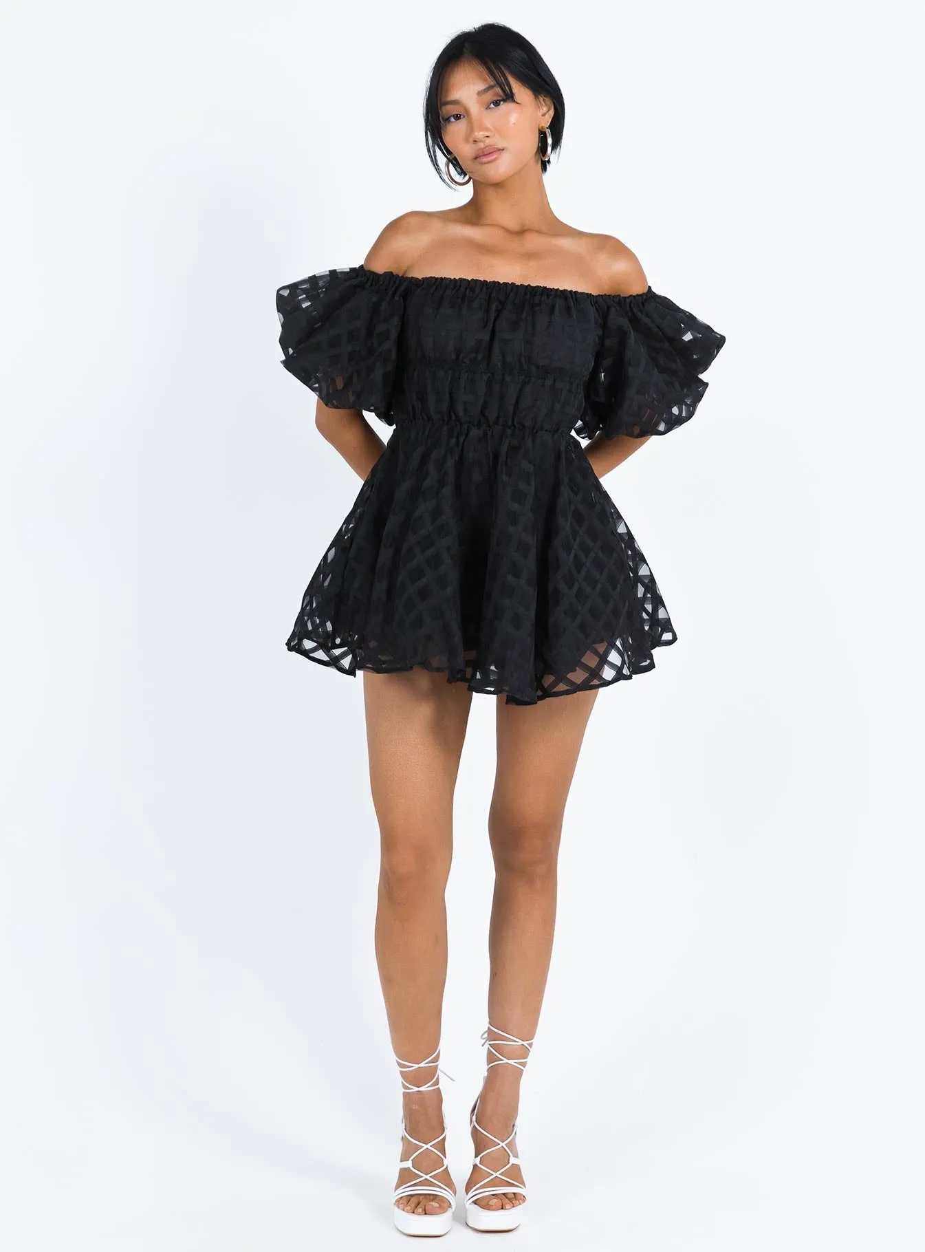 Pascali Mini Dress Black Refined Aesthetic