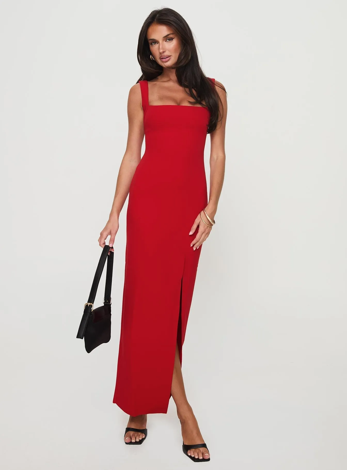 Smooth Blend Bombshell Maxi Dress Red