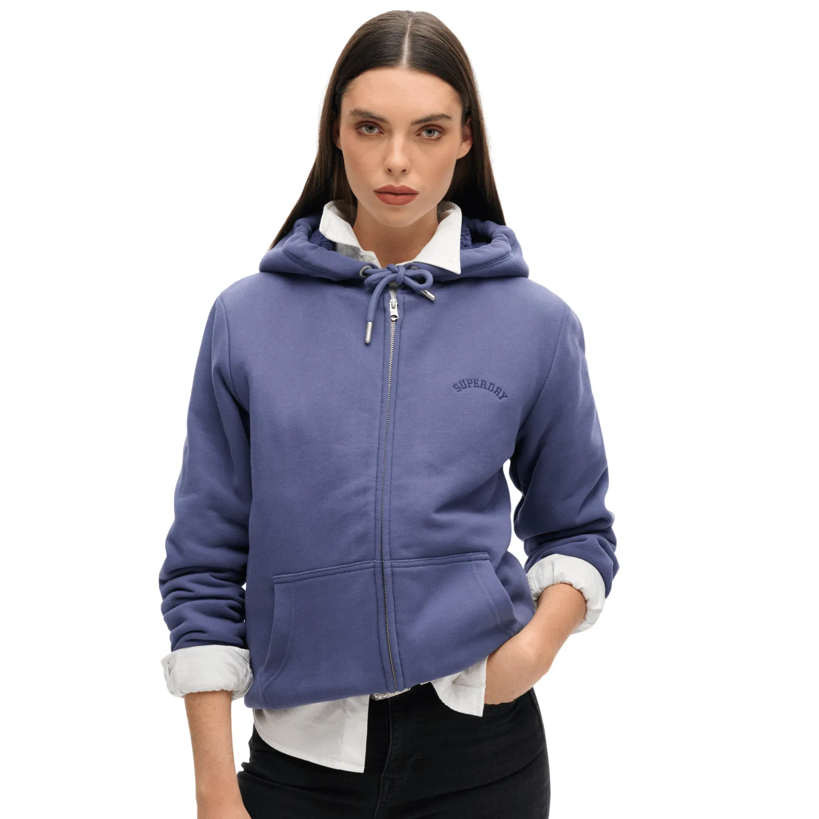 Superdry Womens Borg Lined Full Zip Hoodie product birthday allure