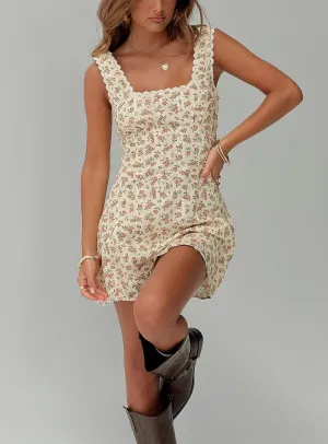 Dasha Mini Dress Floral / Multi Petite Comfort Layer Wear Open Design