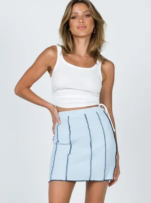 Nelle Mini Skirt Blue City Tones