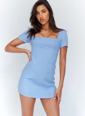 Essential Layer Hastings Mini Dress Blue