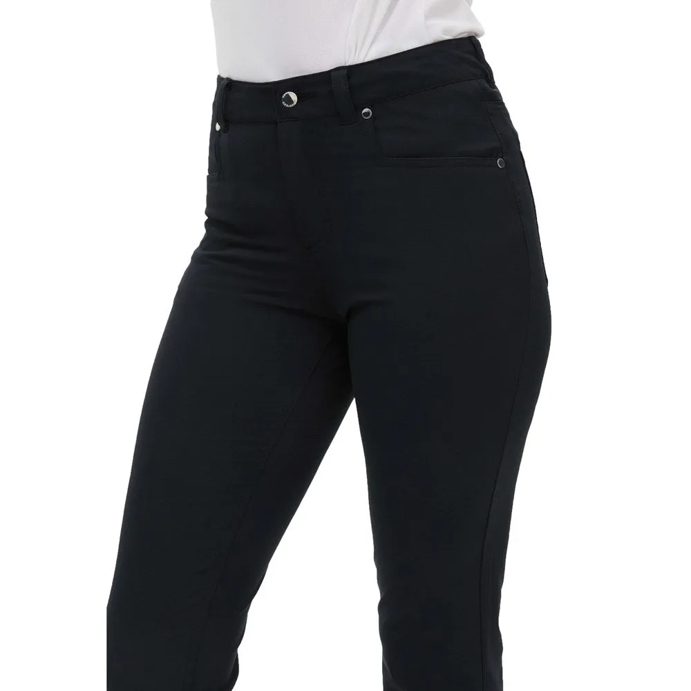 Rohnisch Women's Chie Comfort Golf Pants - Black Casual Stretch Wear Stretch Movement