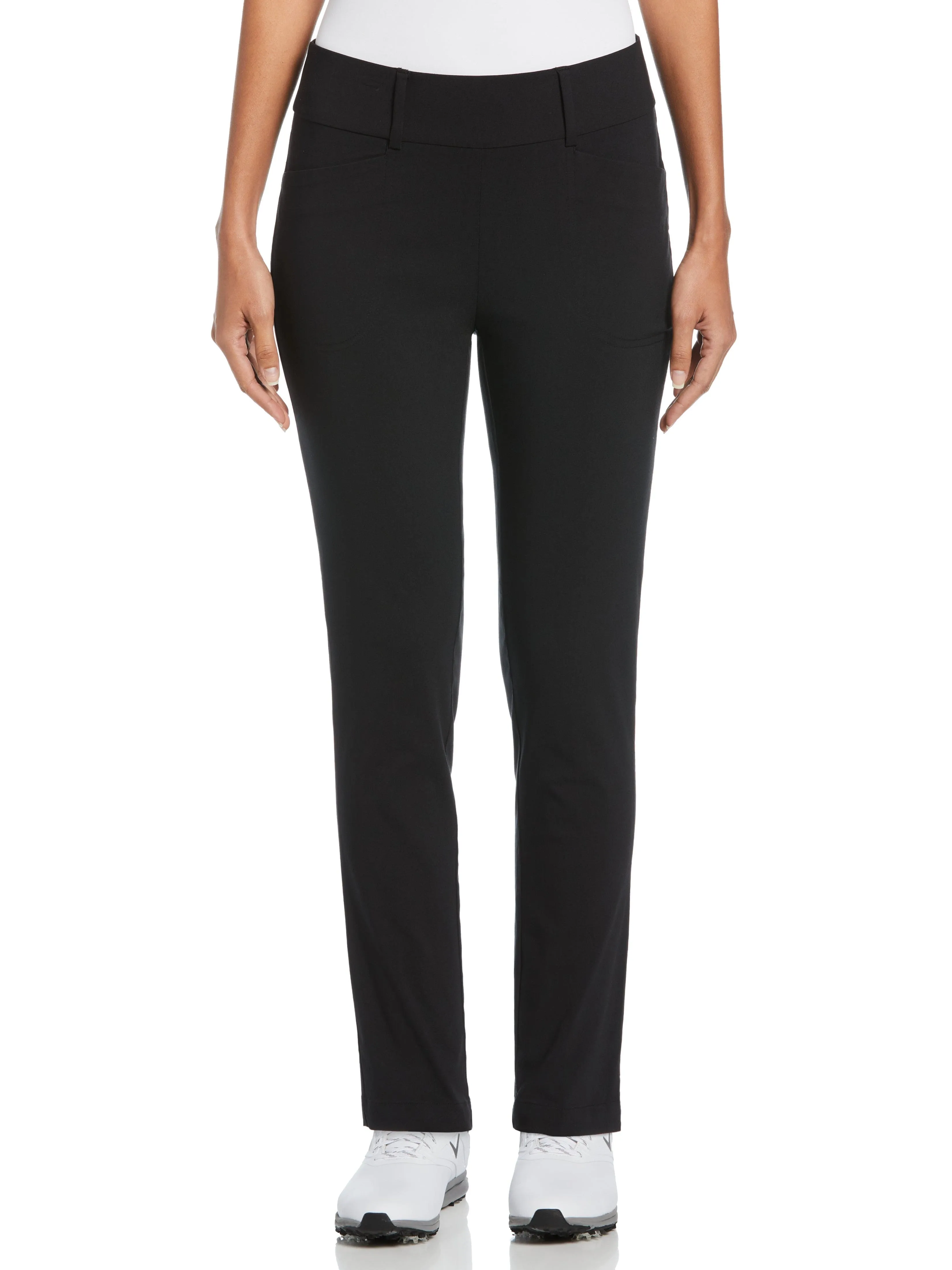 High-waisted fit Casual Movement Womens TrueSculpt? Pull-on Tech Golf Pant