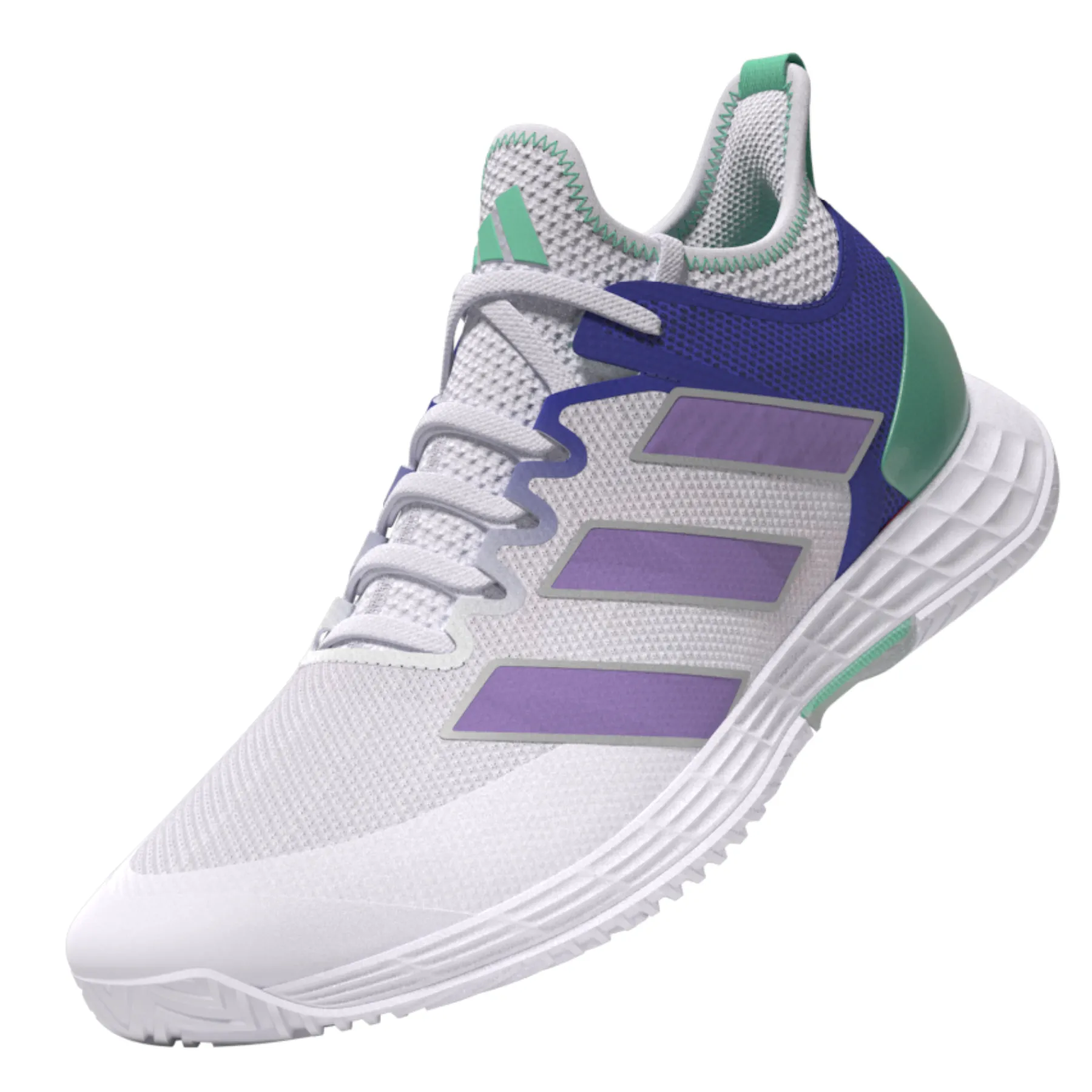Adidas Performance Adizero Ubersonic 4 W LanzaT Tennis Shoes - Ftwr White Breathable Knit Upper All Function