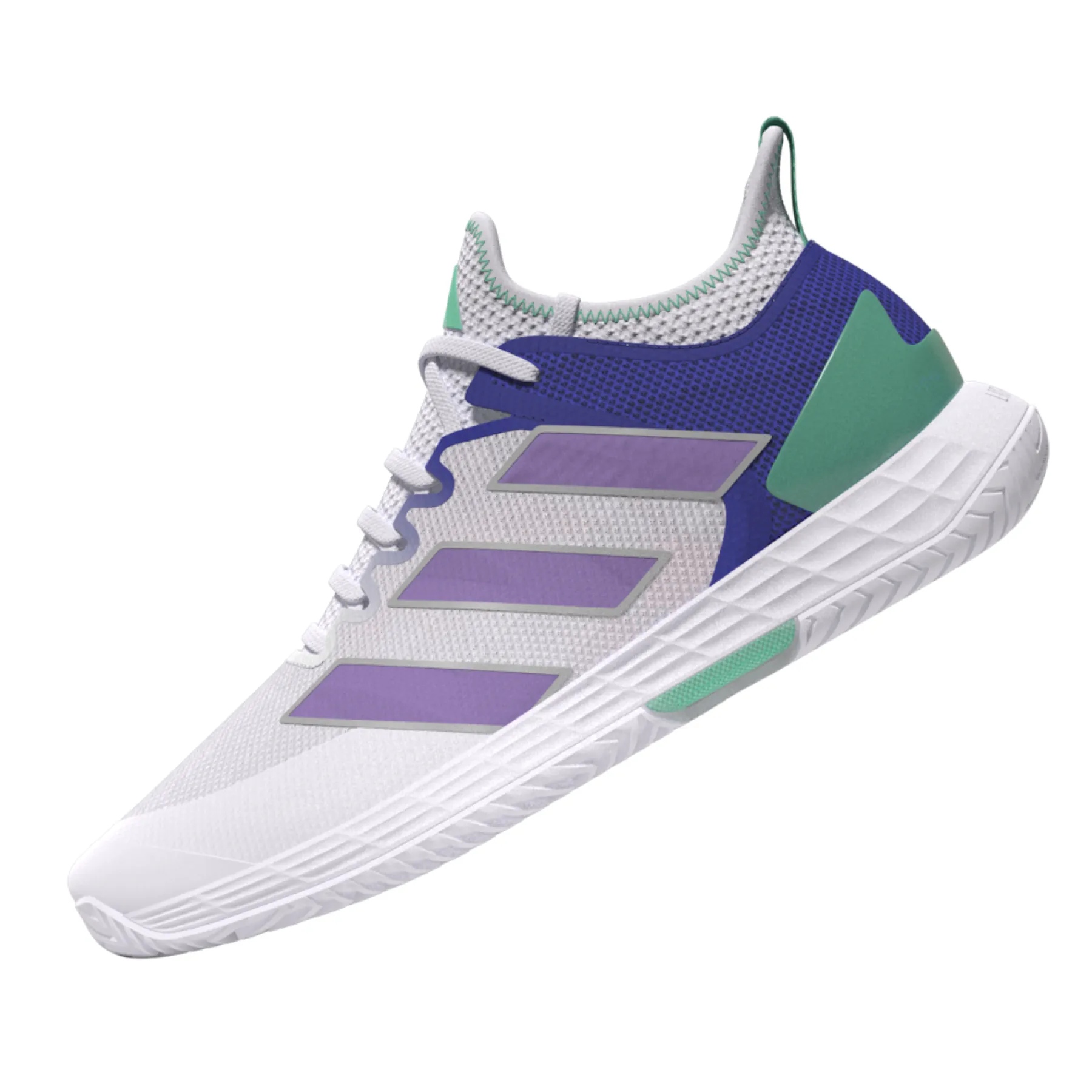 Adidas Performance Adizero Ubersonic 4 W LanzaT Tennis Shoes - Ftwr White Seamless Internal Stitching Moisture wicking
