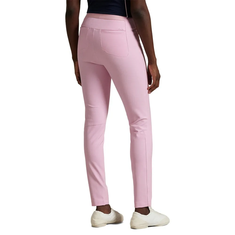 RLX Ralph Lauren Women's Eagle Stretch Twill Golf Pants - Garden Pink Smart Stretch Anti Snag Fabric