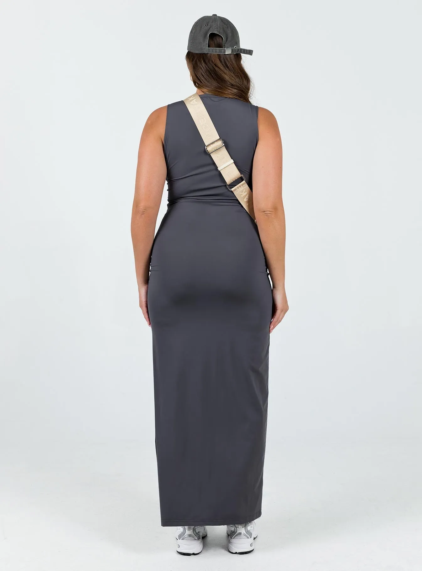 Bena Maxi Dress Slate relaxed elegance Vibrant Light
