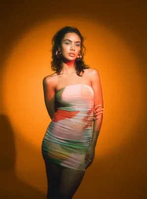 Modest Light Kalena Mini Dress Multi