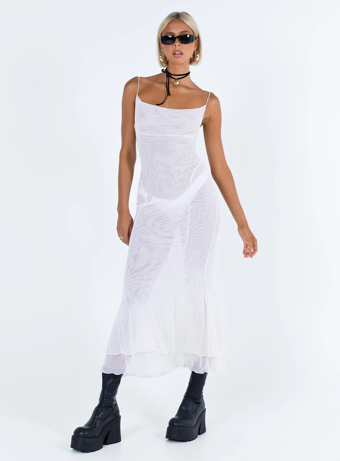 Refined Stitch Sikora Vintage Maxi Dress White