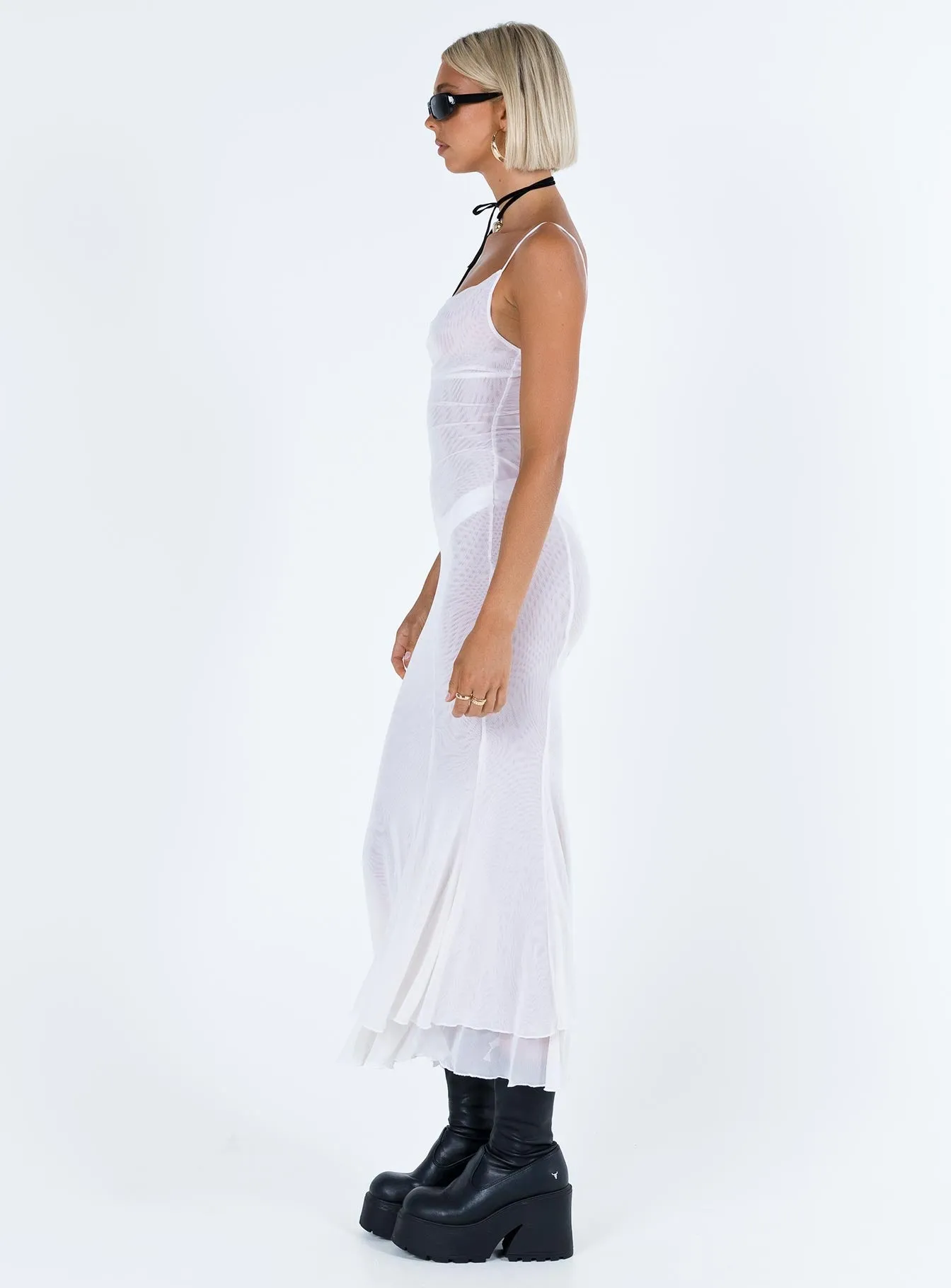 Clean Grace Sikora Vintage Maxi Dress White