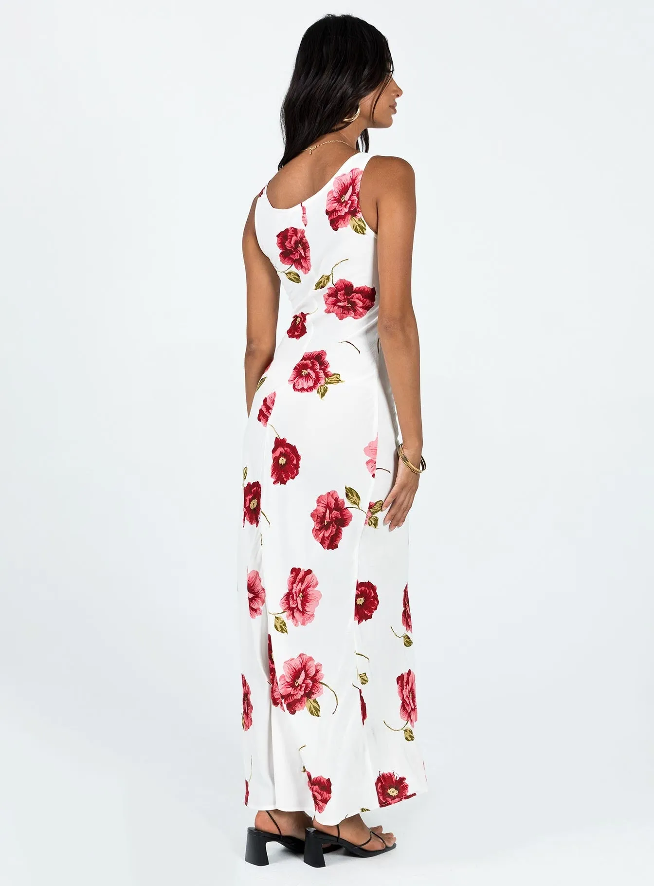 Soft Glide Luxe Mood Malina Maxi Dress Red Multi