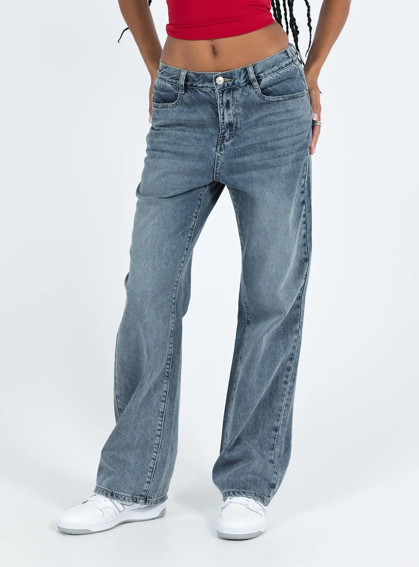 Hoban Jeans Mid Wash Denim Beach Ready