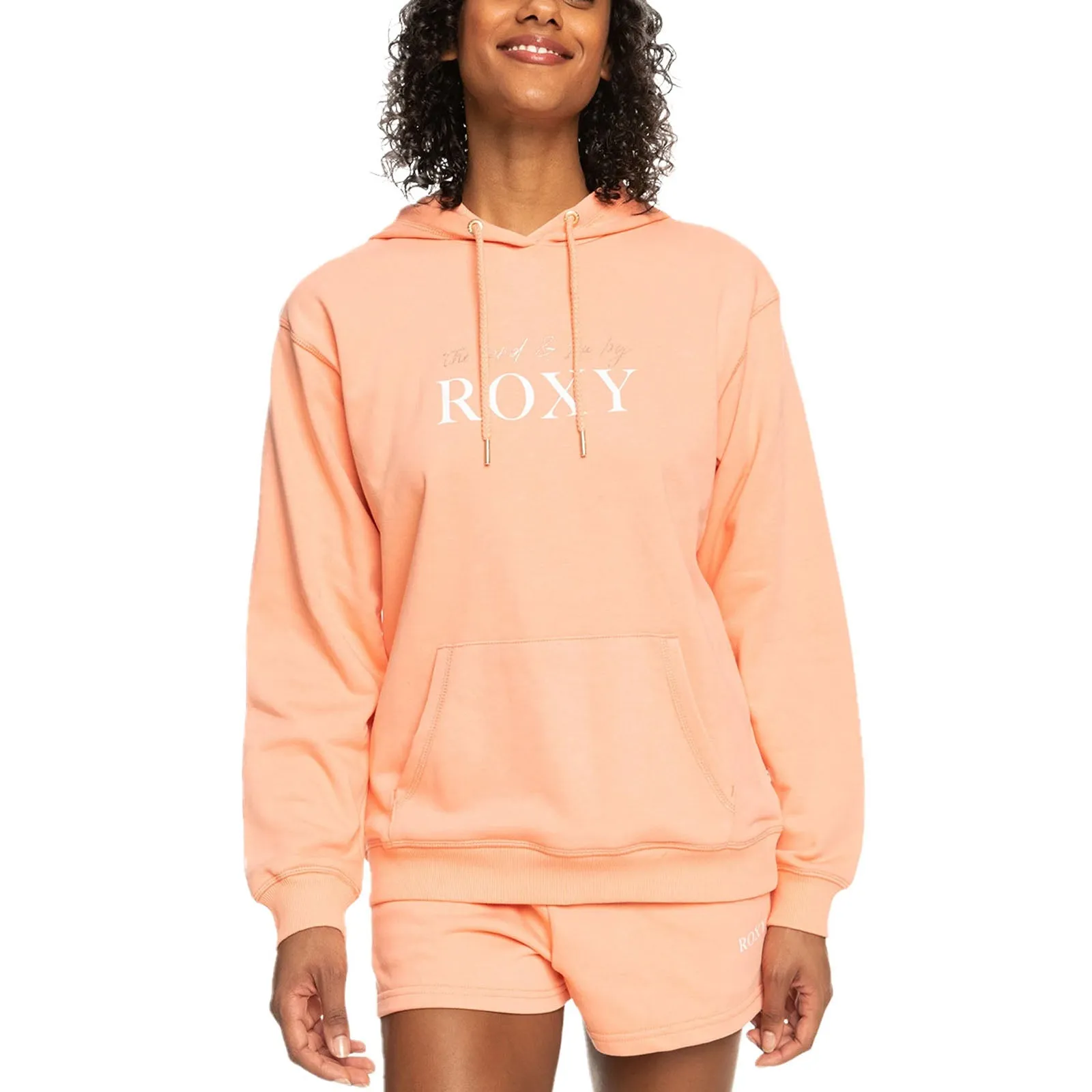 Roxy Womens Surf Stoked Pullover Sweatshirt Hoodie Outdoor Bold