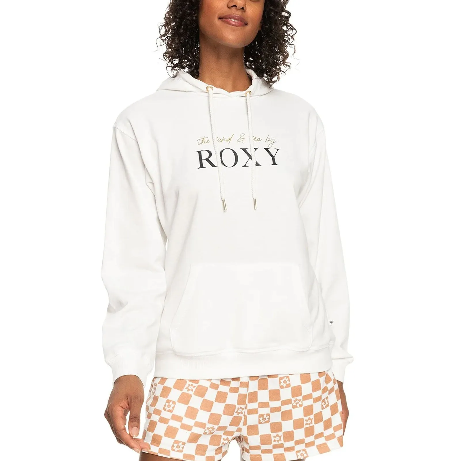 Outdoor Relaxed Warm Roxy Womens Surf Stoked Pullover Sweatshirt Hoodie