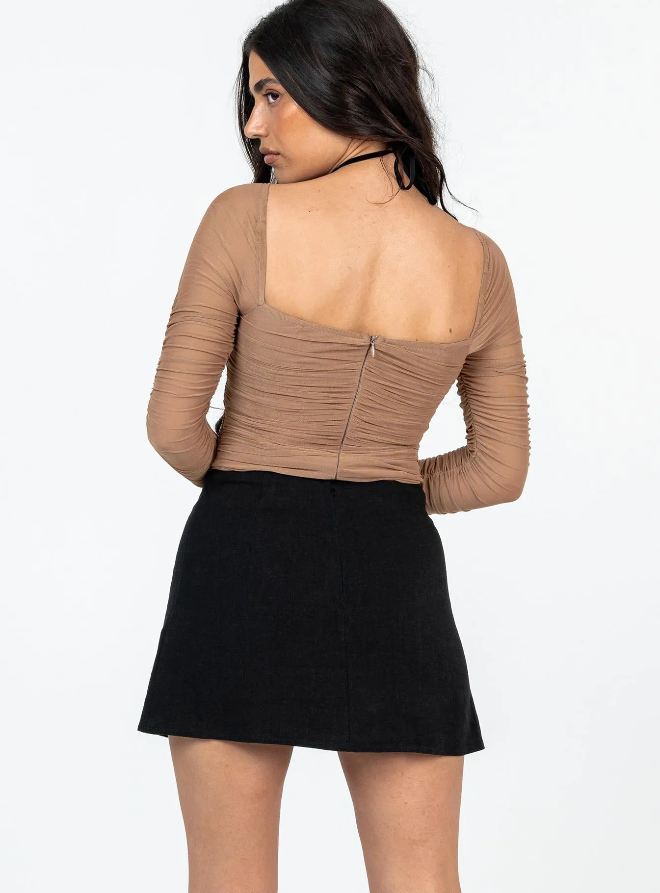 Custom made Selby Mini Skirt Black Petite