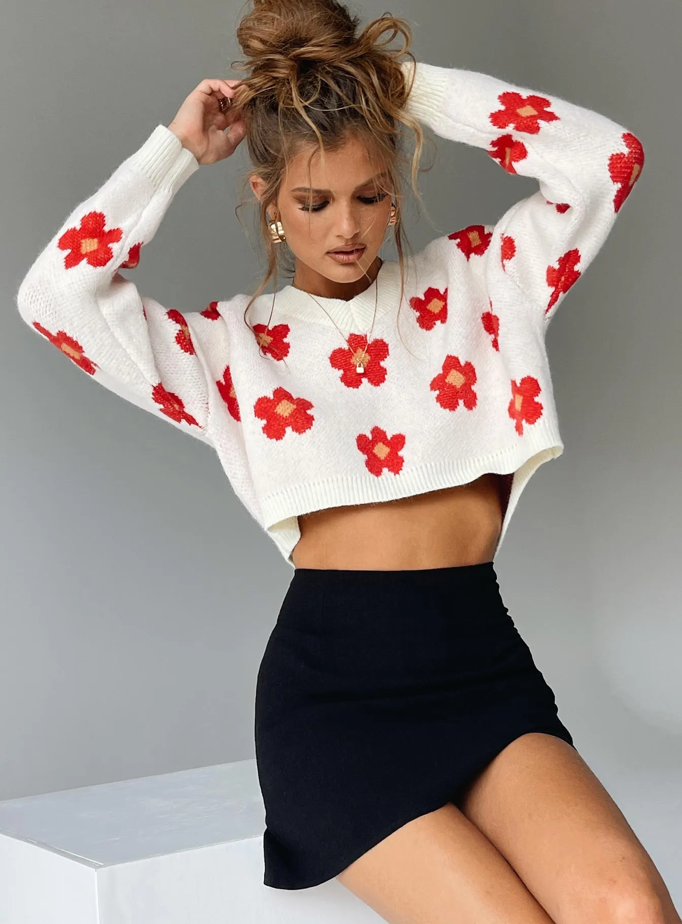 Selby Mini Skirt Black Minimal Vibes Cozy Movement