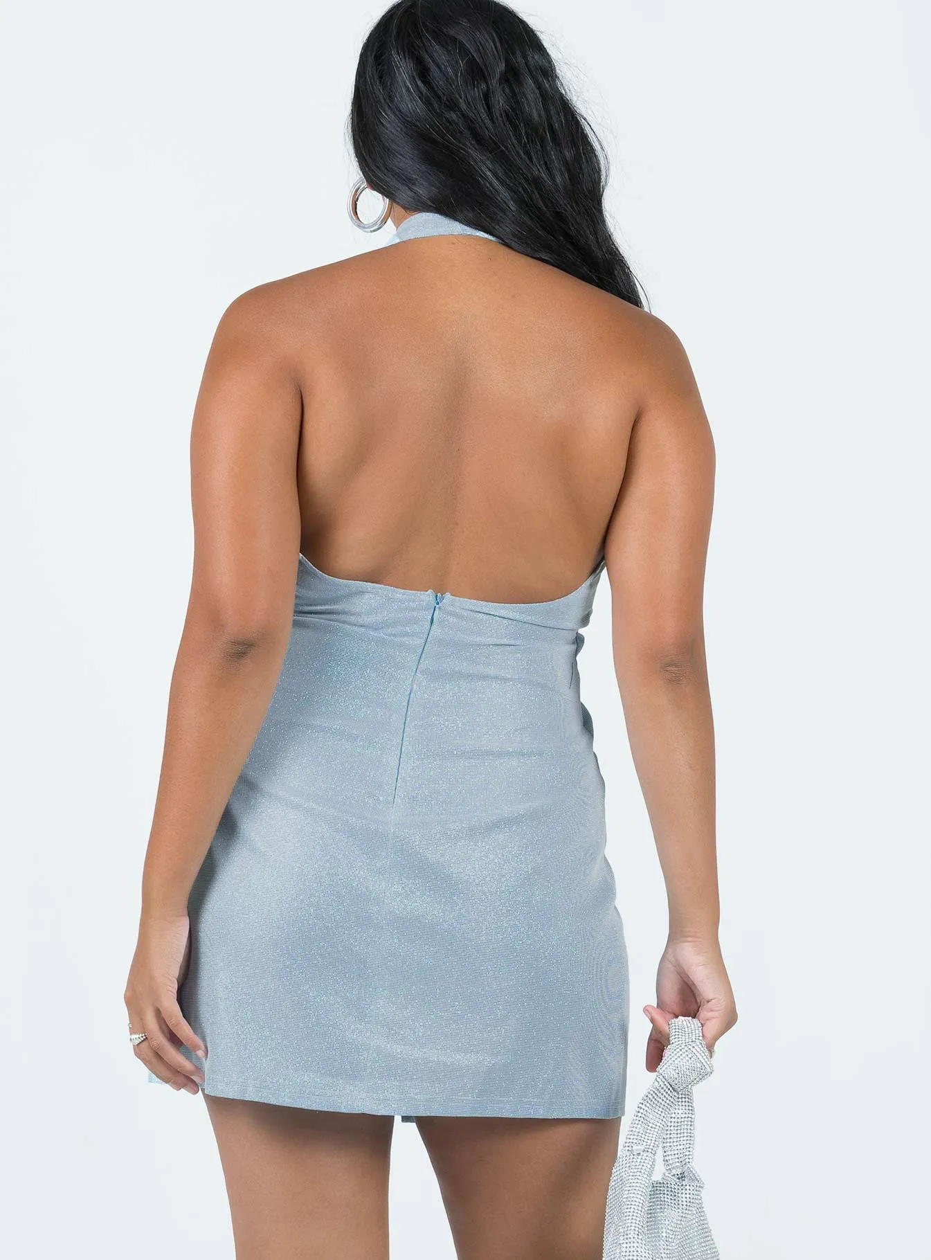 Paris Mini Dress Blue Classic Cut