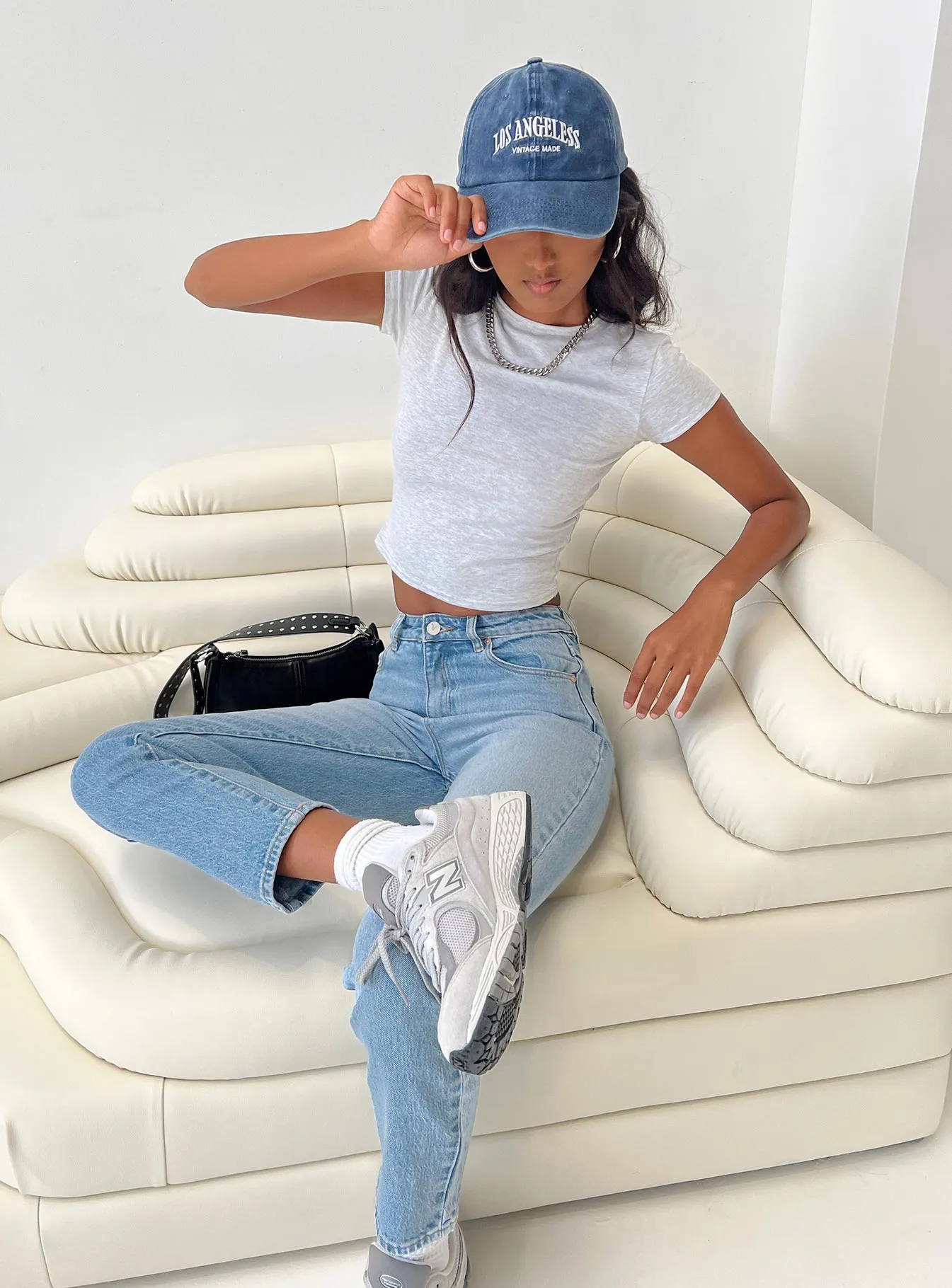 LowProfile Fasteners UVProtective Coating Abrand 94 High Slim Harper Organic Jeans