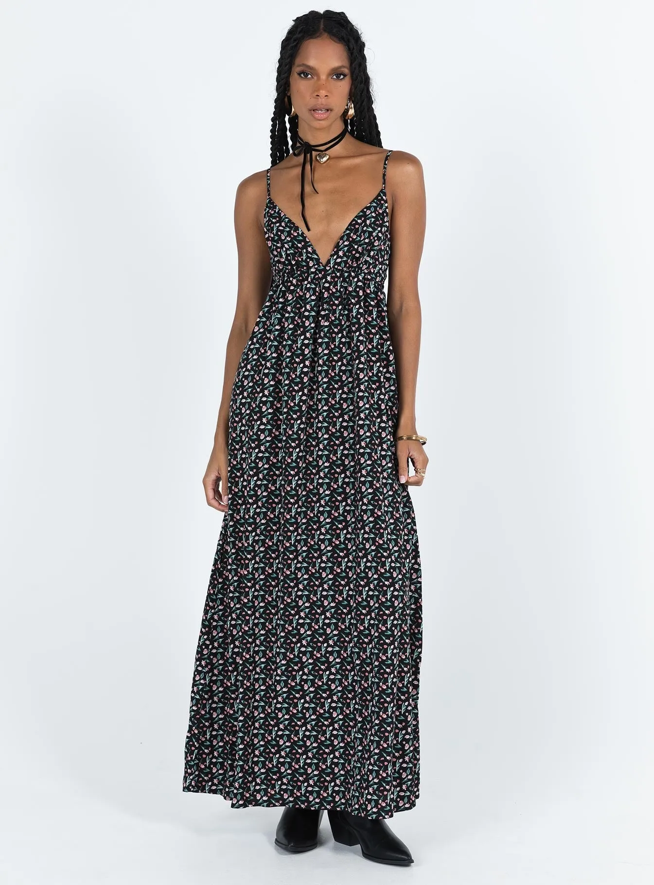 Day Ready Koko Maxi Dress Black Floral
