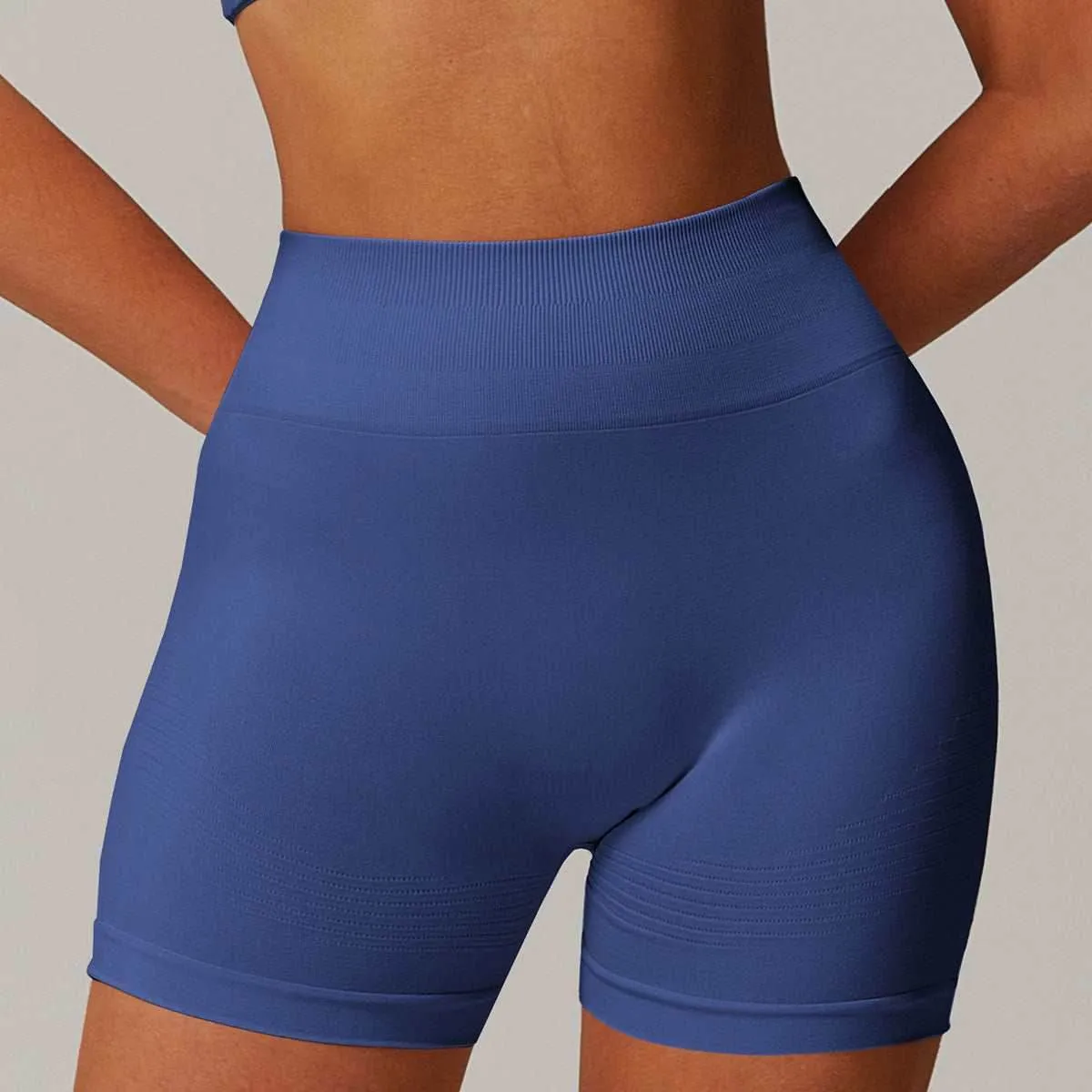 High Waist Tummy Control Sports Short Sporty Design
