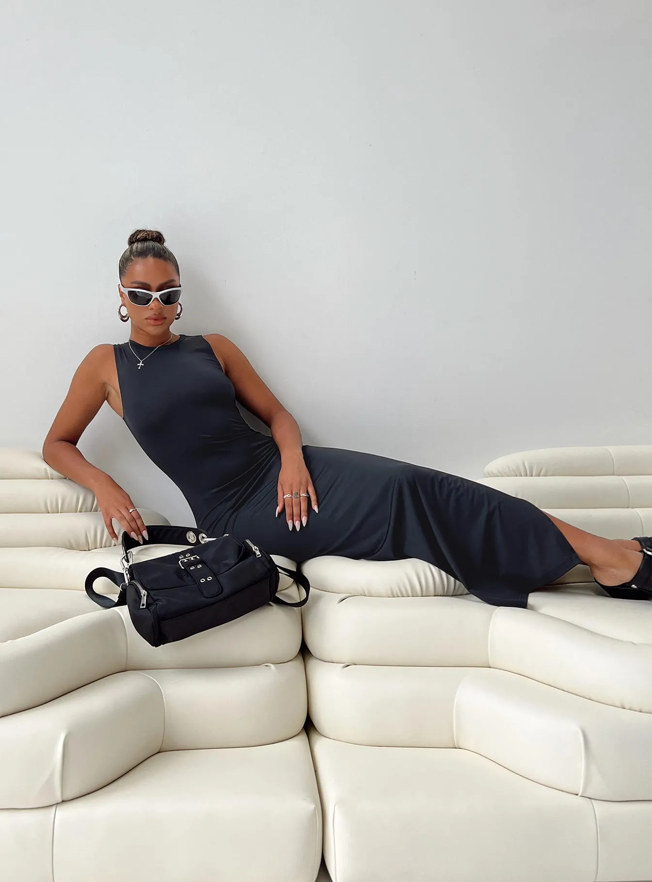 Style Upgrade Everyday Ready Bena Maxi Dress Black