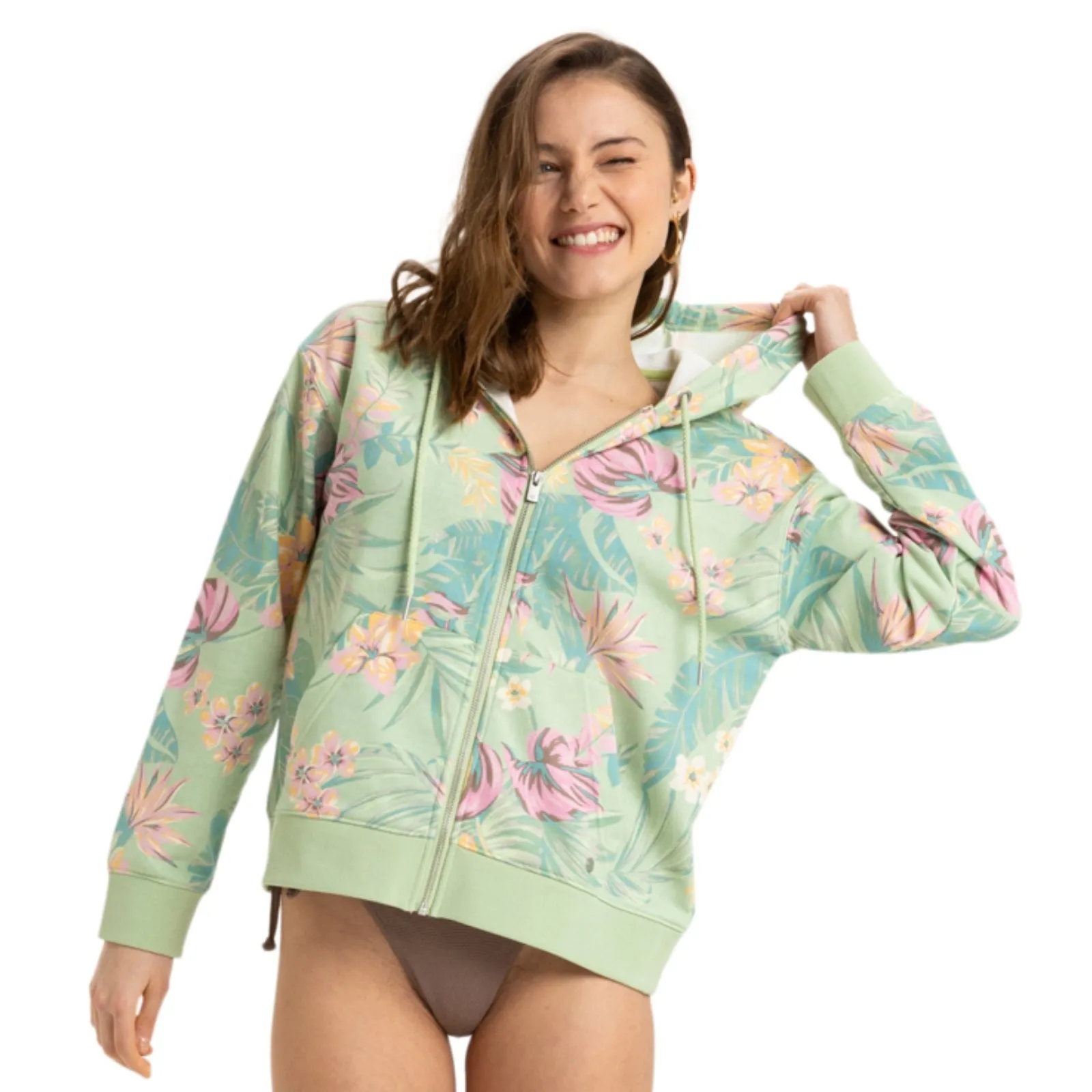 Roxy Womens Feels Right Hoodie Gym Essential product sustainable future