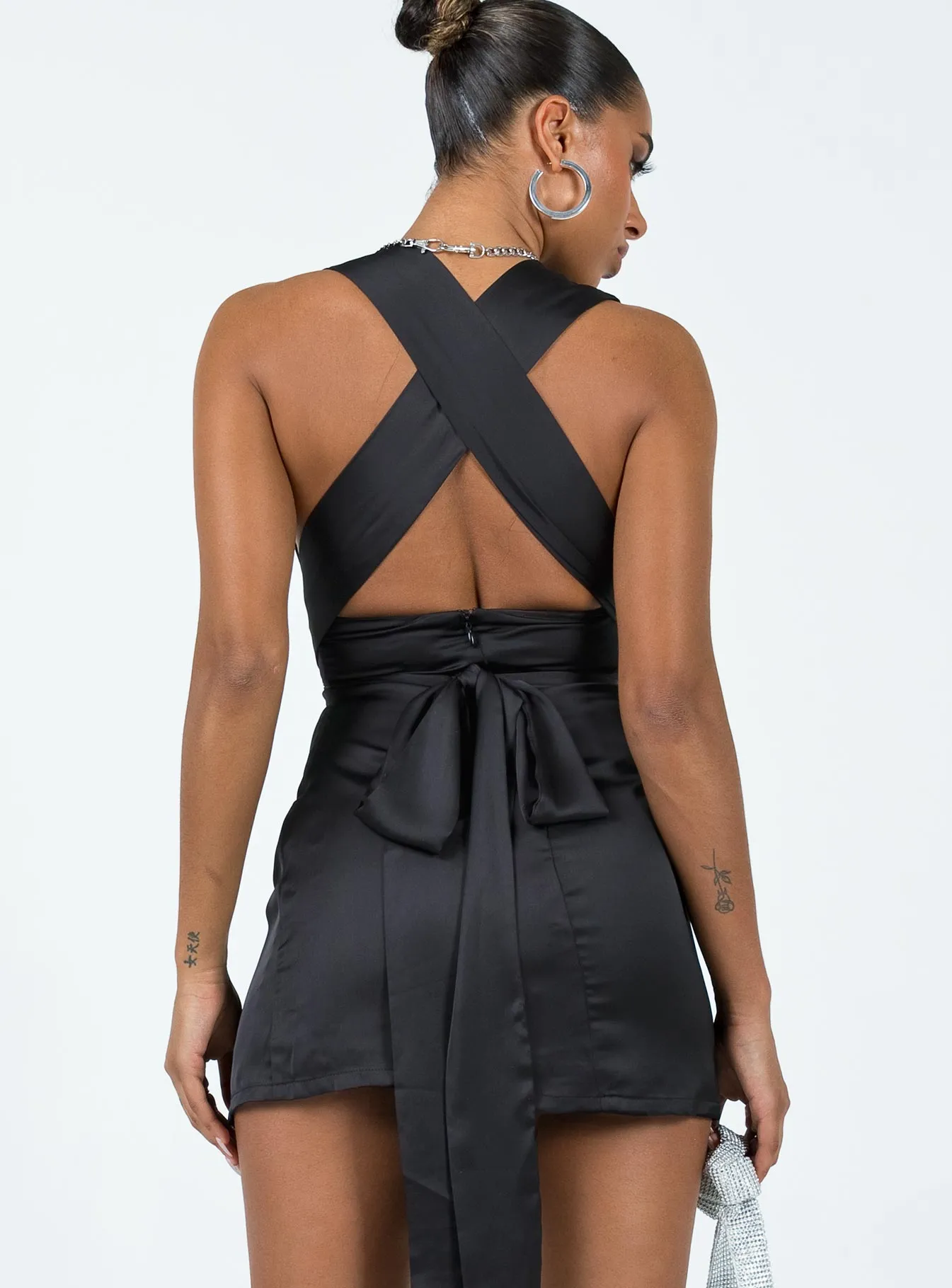 Functional Layer Katina Mini Dress Black