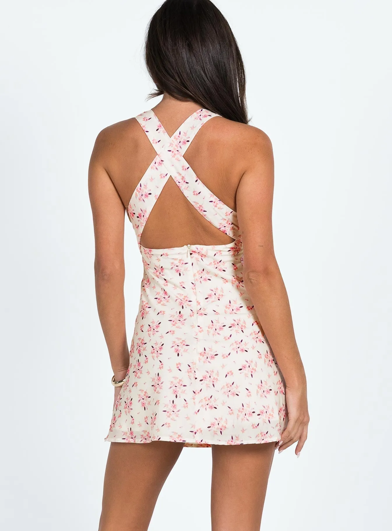 Connelly Mini Dress Pink Floral Relaxed fit wear Smooth Edge