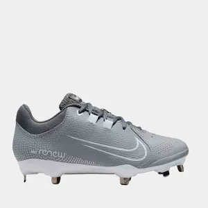 Women's Nike Hyperdiamond 4 Pro Metal Softball Cleats Sky Light Posture Aligning Footbed