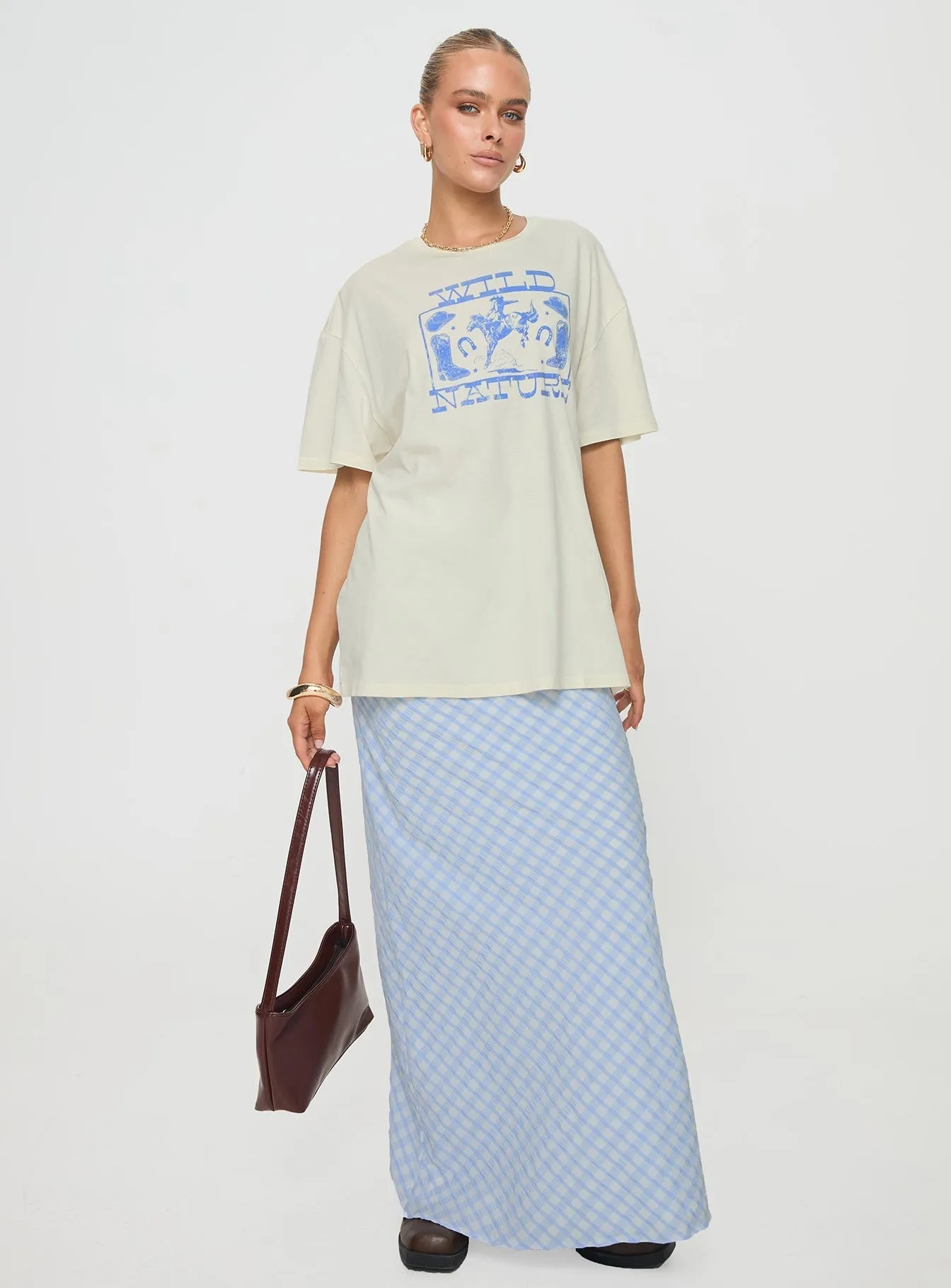 Comfortable Piece Wild At Heart Tee White