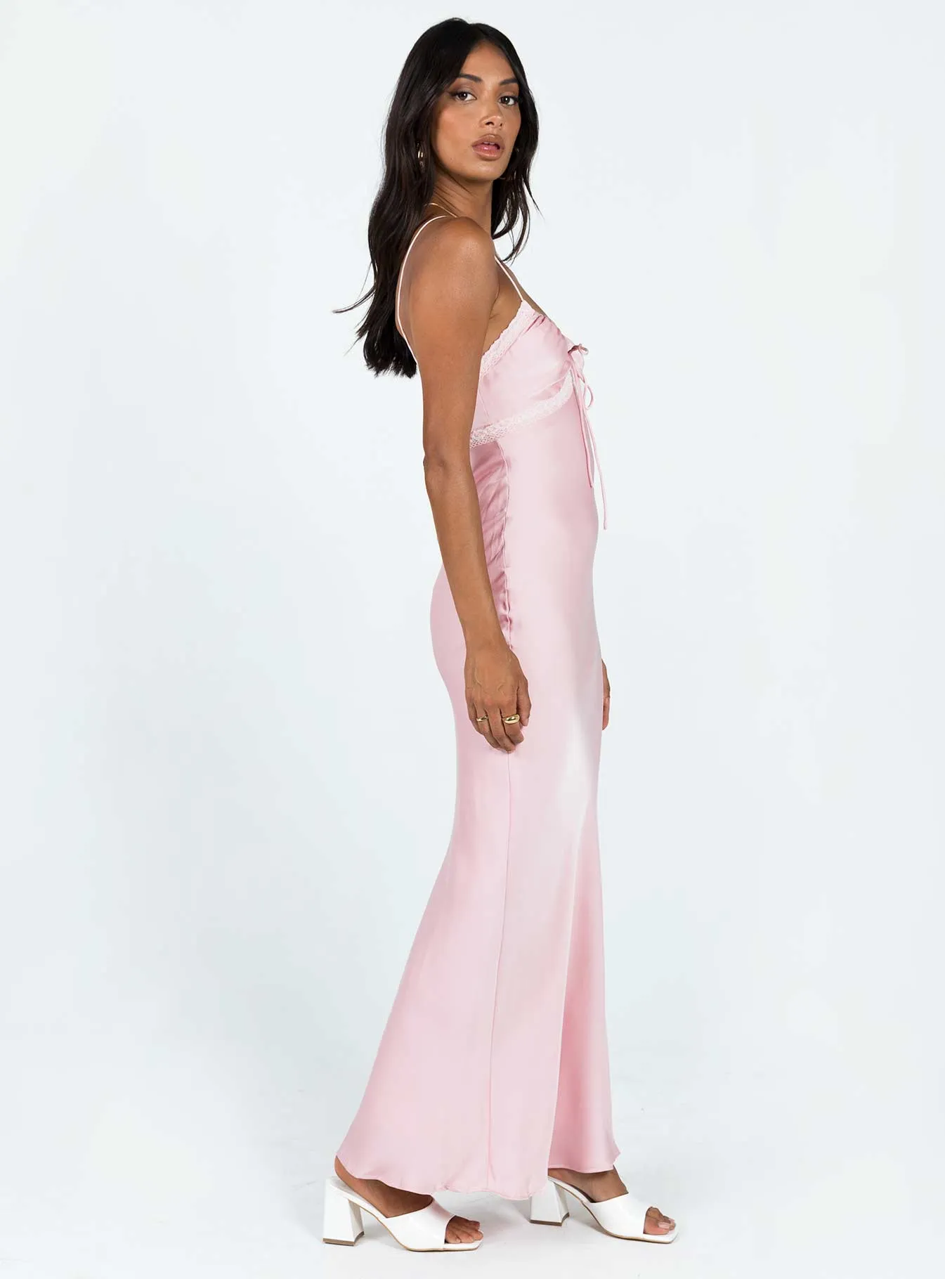 Emily Maxi Dress Pink Brunch Tone