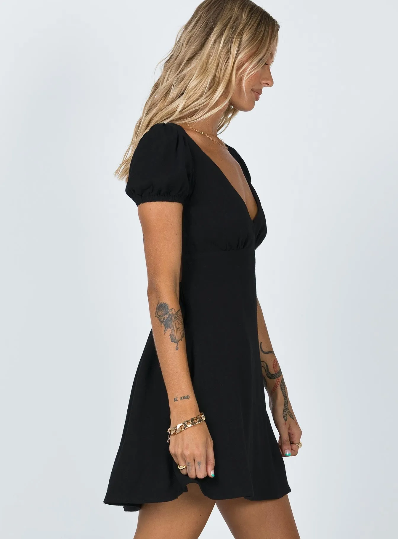 Smooth Blend Smith Mini Dress Black