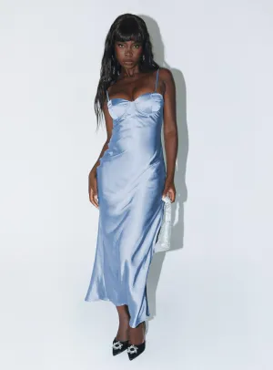 Eco-friendly Creewood Maxi Dress Blue