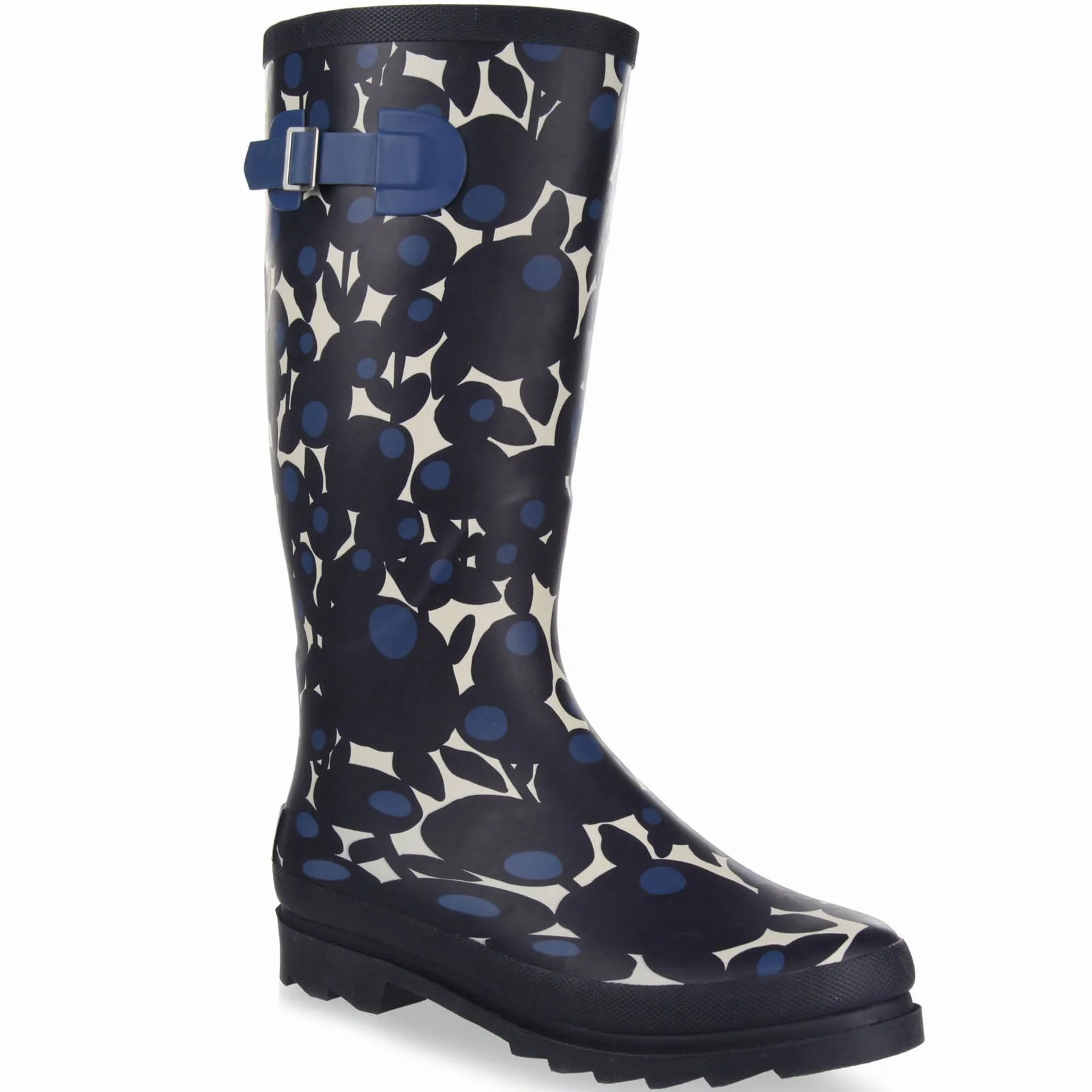 Regatta Womens Orla Kiely Cosy High Floral Wellies Leather Cool Vintage Vibe