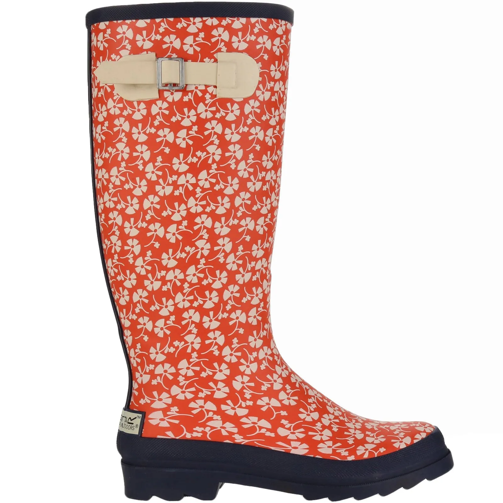 Regatta Womens Orla Kiely Hi Patterned Wellies Comfortable Feel Durable Shell Urban Traveler