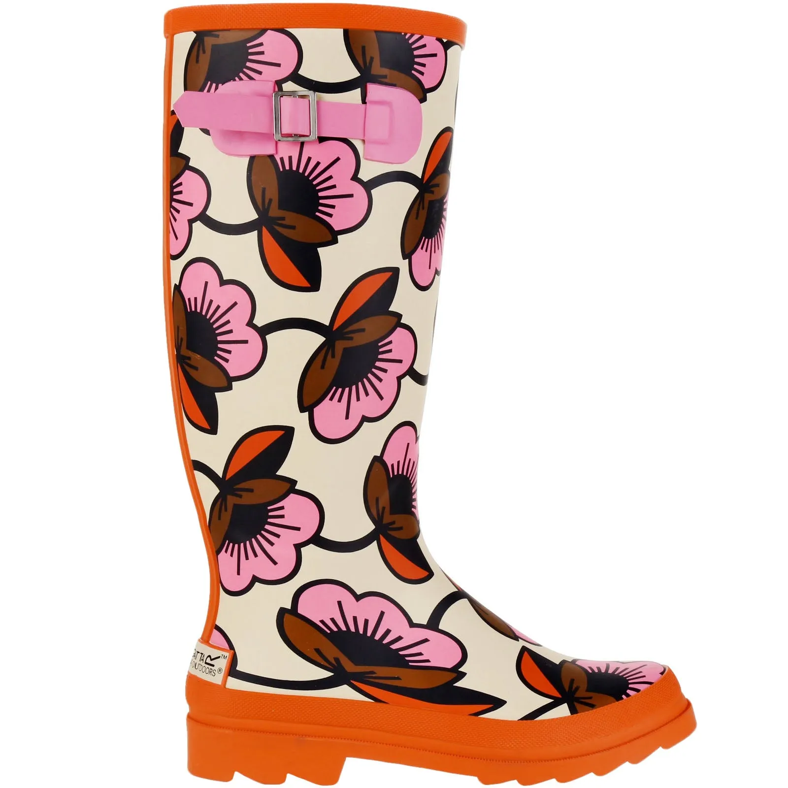 Regatta Womens Orla Kiely Hi Patterned Wellies Premium Craft Long-Distance Walk