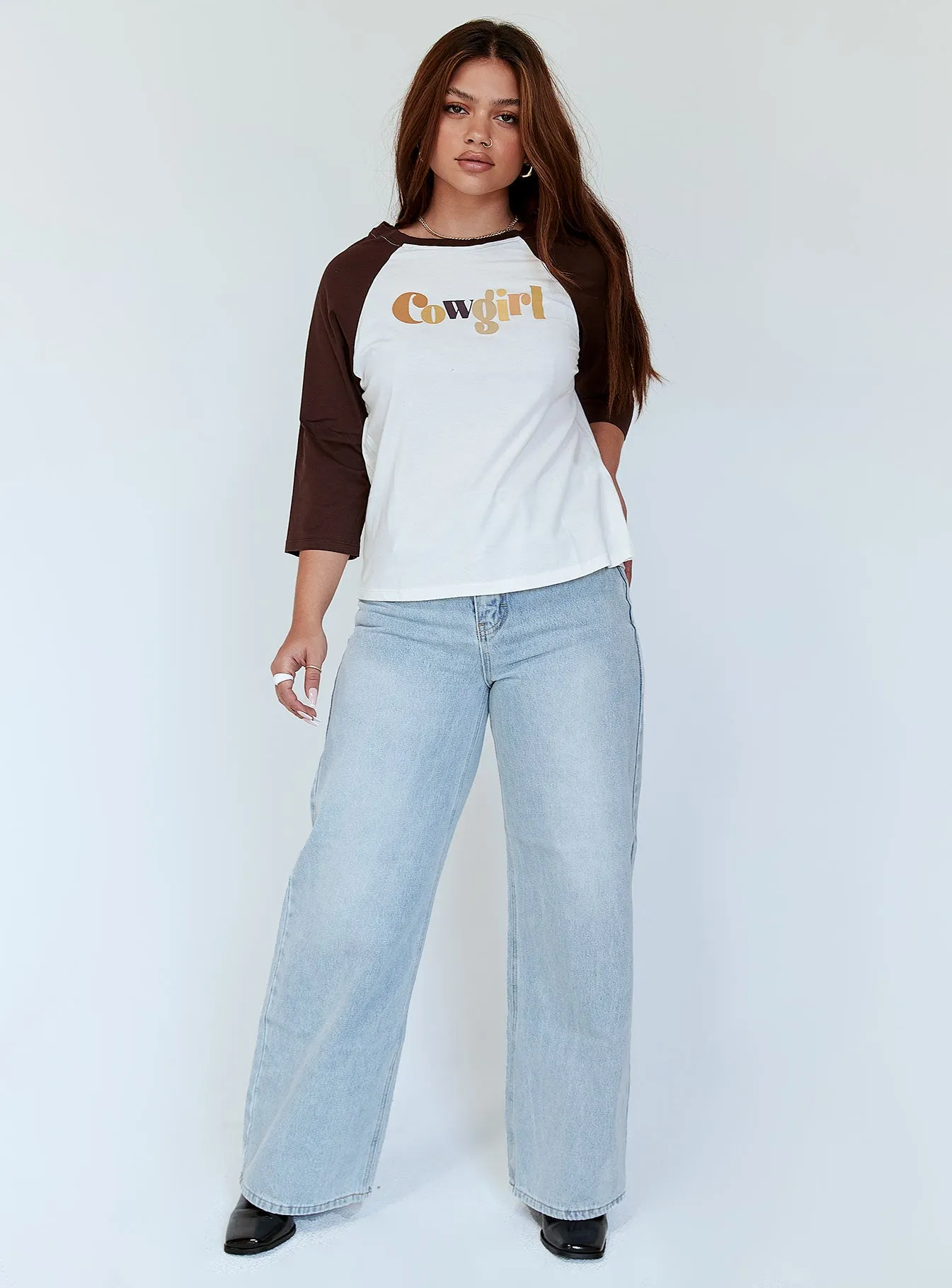Soft Texture Motel Nexo Tee Cowgirl Brown